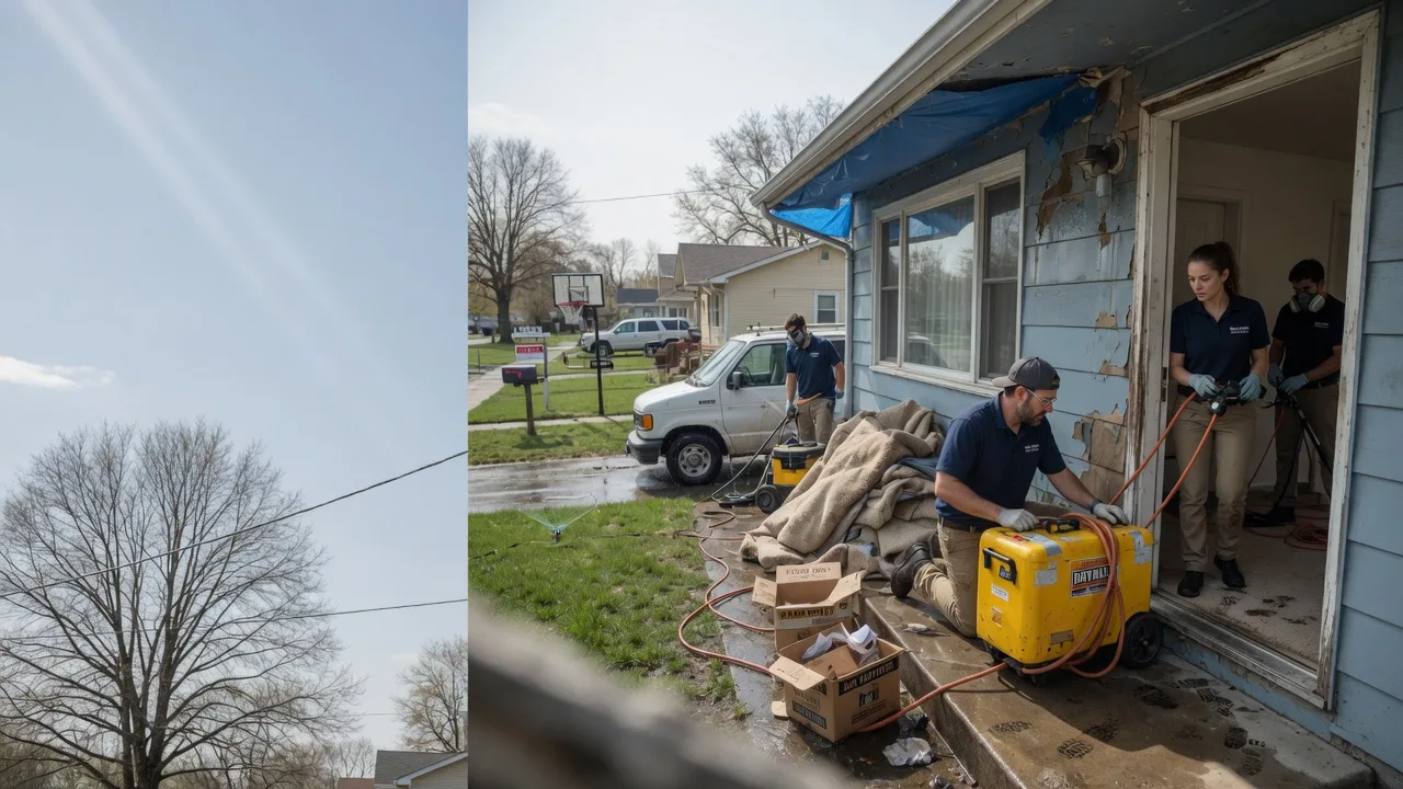 Basement Flood Cleanup in Riegelsville, PA near me